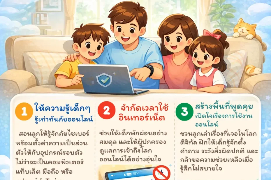 ความปลอดภัยทางไซเบอร์ในครอบครัว